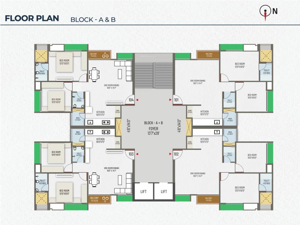 aleta Block A Cluster Plan