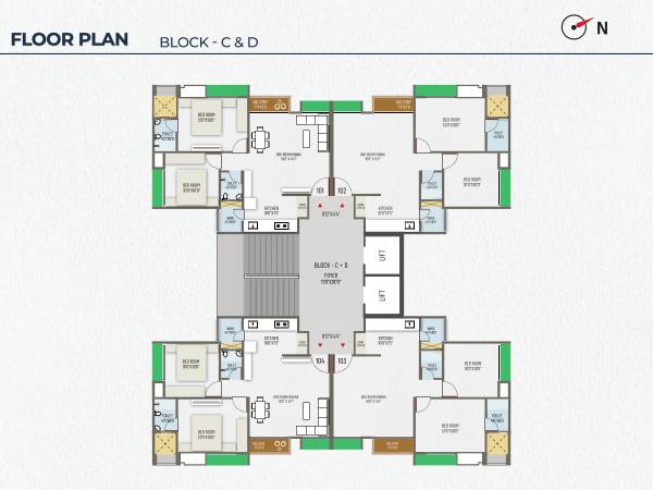  aleta Block C Cluster Plan