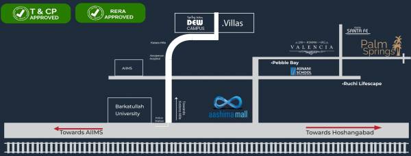  palm-springs Location Plan