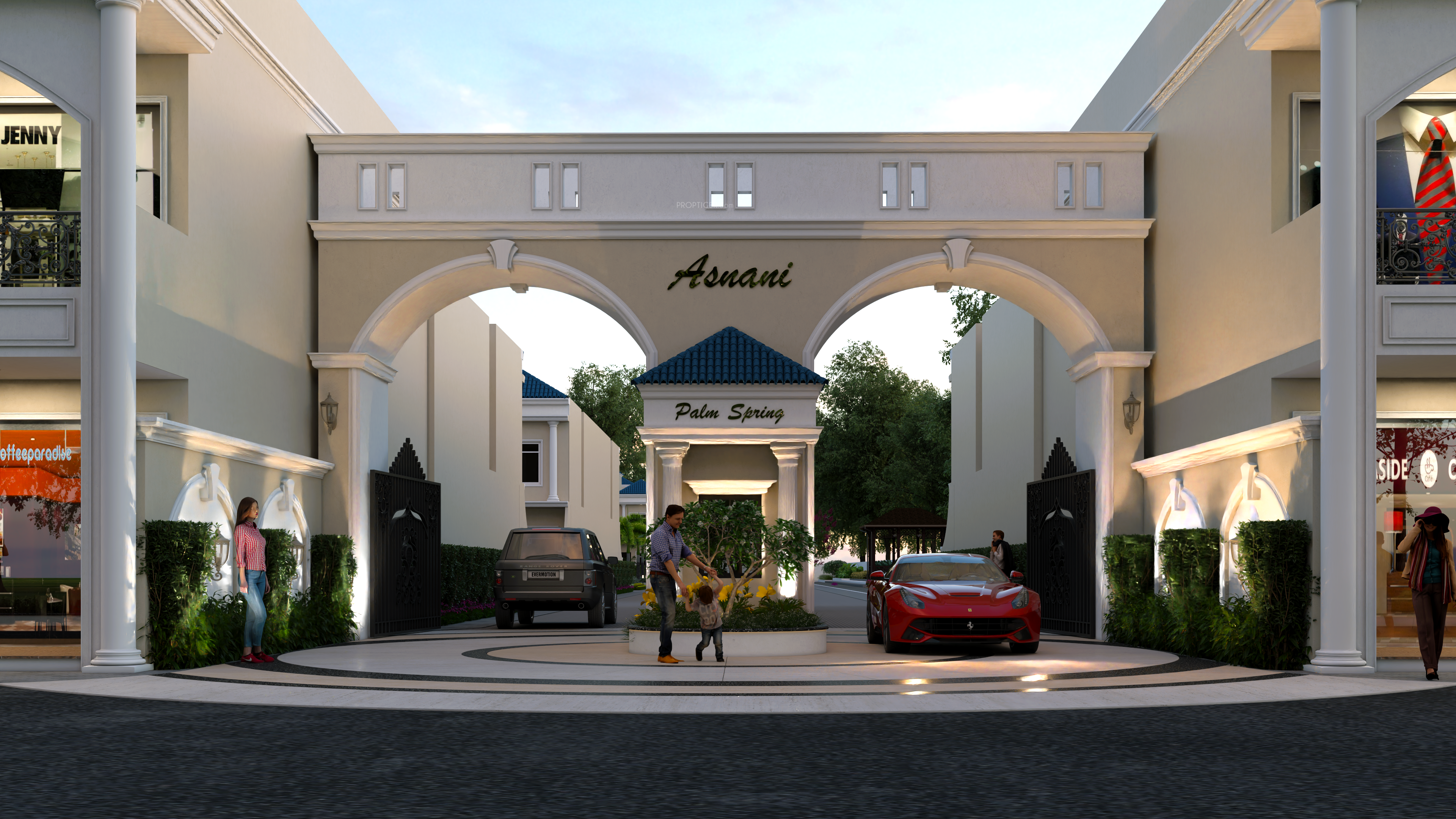  palm springs Elevation