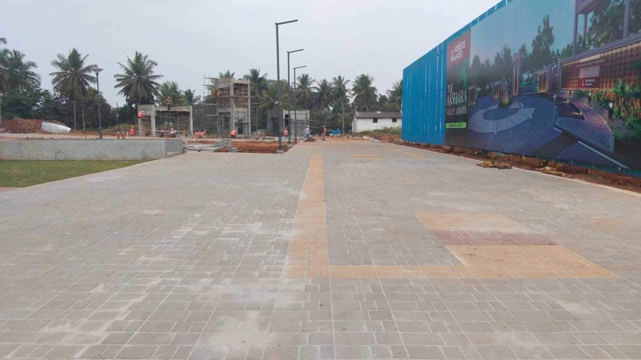  the akshara valley address Construction Status Feb 23