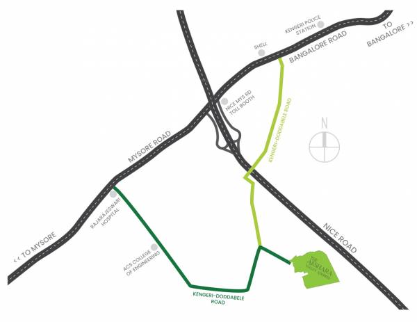 the-akshara-valley-address Location Plan