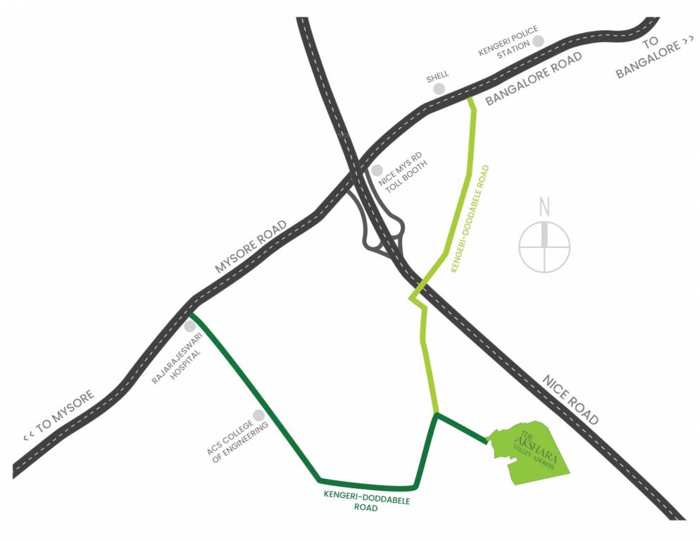  the akshara valley address Location Plan