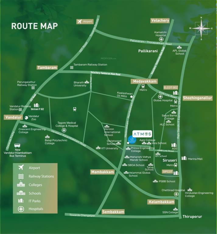  atmos phase 3 Location Plan