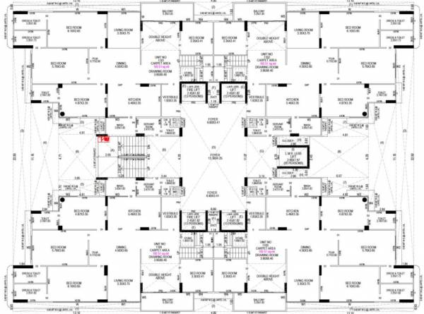  ekaansh Ekaansh Cluster Plan For 11th Floor