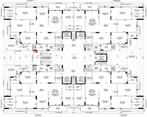  ekaansh Ekaansh Cluster Plan From 2nd To 10th Floor