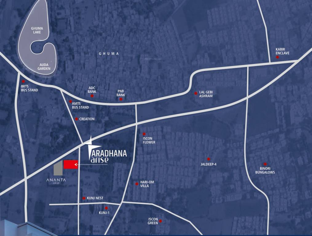  aradhana arise Location Plan