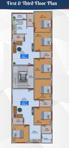  slatewood Slatewood Cluster Plan From 1st And 3rd Floor