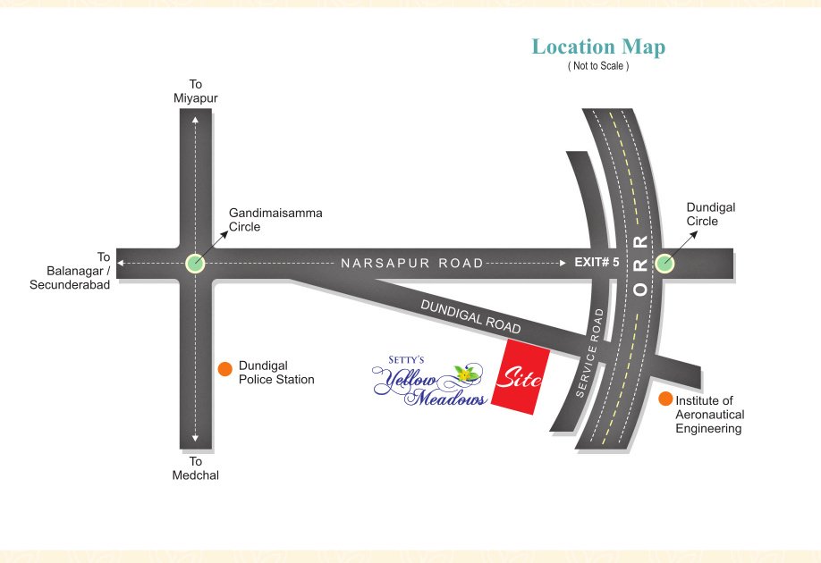  setty s yellow meadows Location Plan