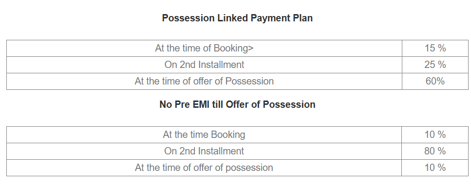 aspire-low-rise-phase-iv Construction Linked Payment (CLP) Payment Plan