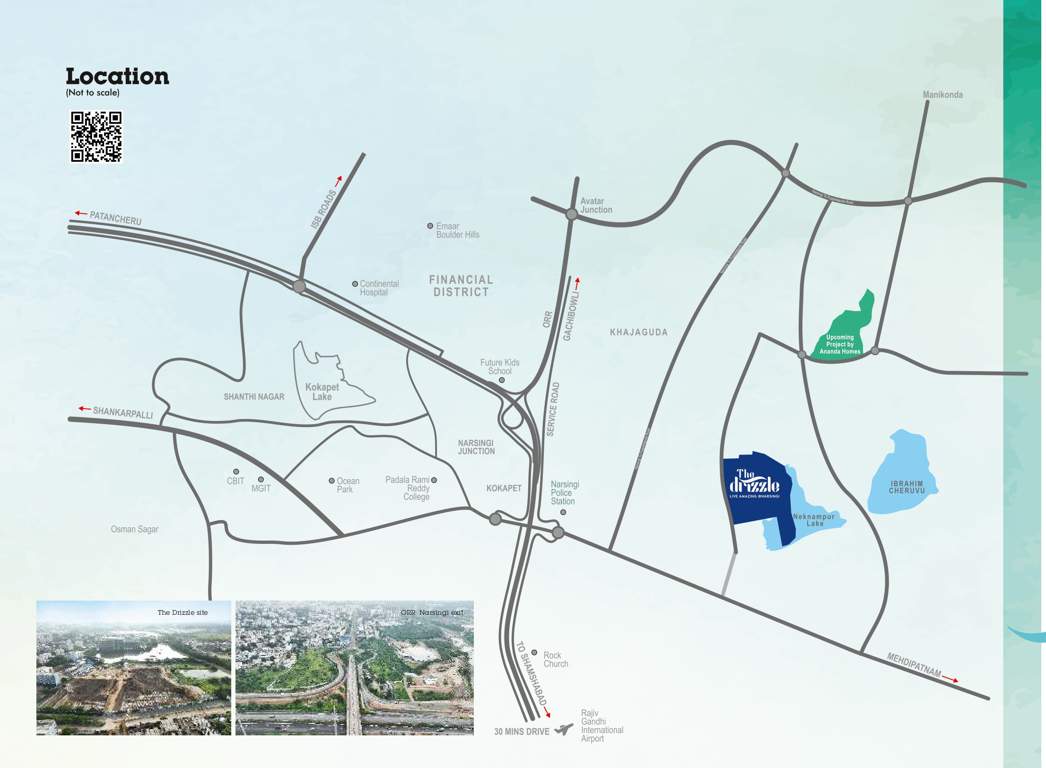  the drizzle Location Plan