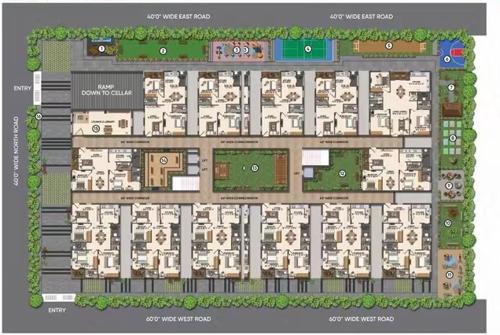  grandeur Ground Floor Grandeur Cluster Plan