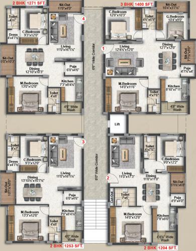  saanvi-aurelia-homes Saanvi Aurelia Homes Cluster Plan