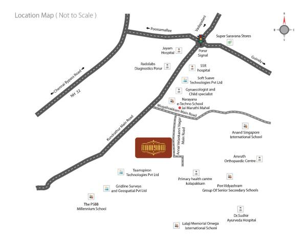  ramyam Location Plan