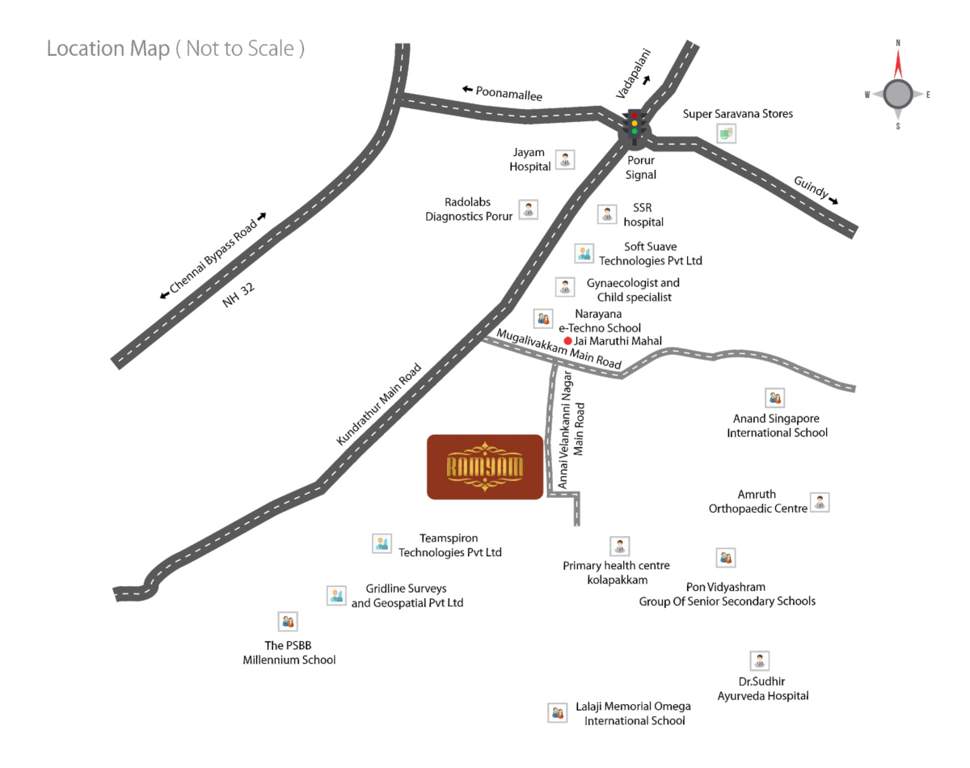  ramyam Location Plan