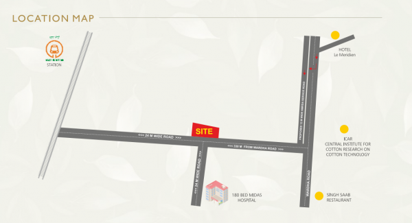  mangalmurti-residency Location Plan