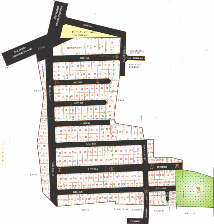  selvakumaran nagar Layout Plan