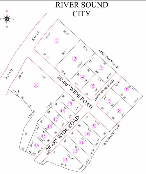  river-sound-city Layout Plan