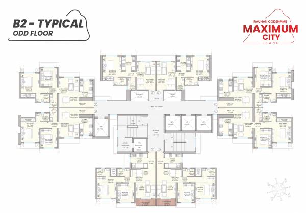  bliss-a4 Raunak Bliss A4 Cluster Plan