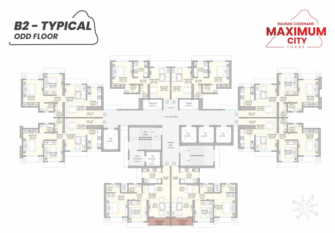  bliss a4 Raunak Bliss A4 Cluster Plan