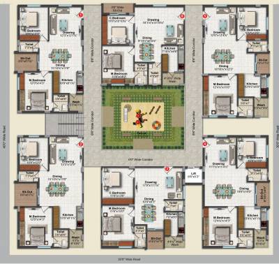  pride GSLN Pride Cluster Plan from 1st to 5th Floor