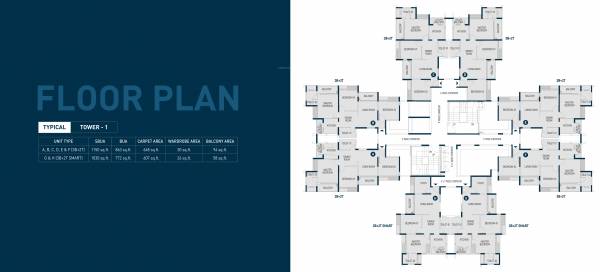 Tower 1 Cluster Plan for Typical Floor capital-city Tower 1 Cluster Plan for Typical Floor
