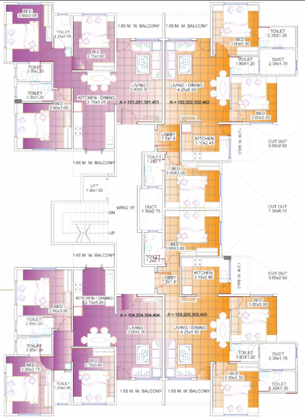  divine-park Building 1 Cluster Plan