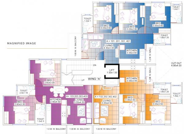  divine-park Building 2 Cluster Plan