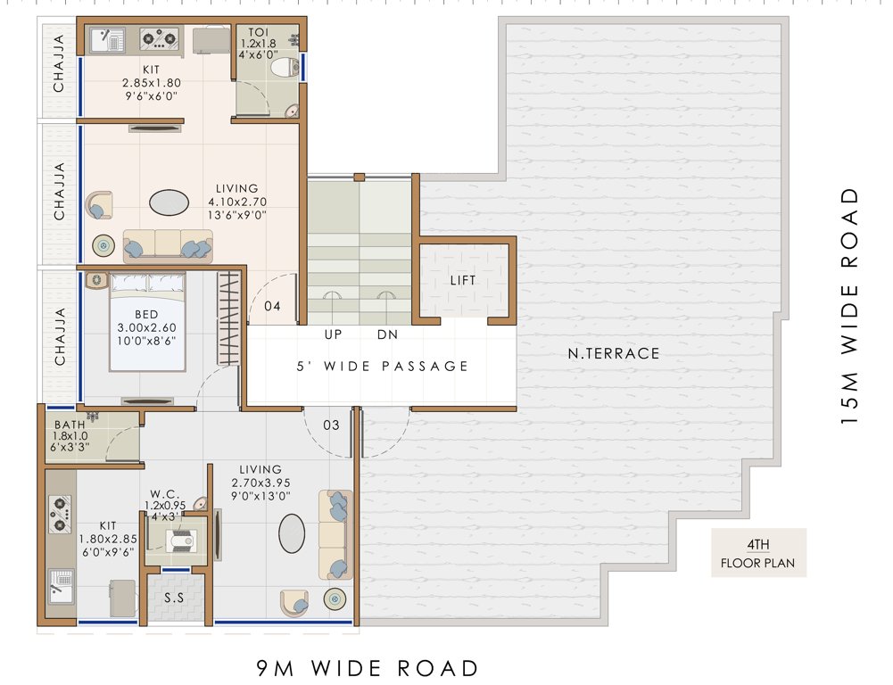  arpan Guru Arpan Cluster Plan for 4th Floor
