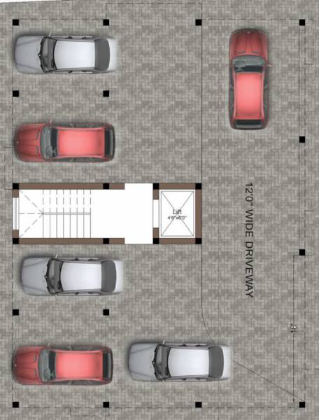  rose-flats Rose Flats Ground Floor Cluster Plan