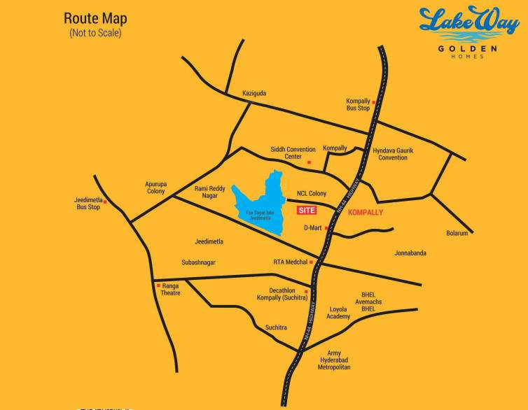  lake way Location Plan