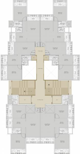  paradise Paradise Cluster Plan From 2nd To 7th Floor