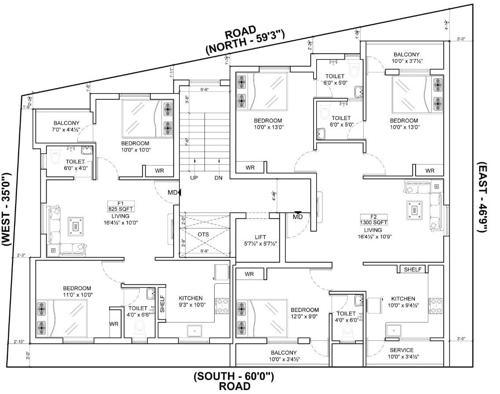  vishva-avaiyam Visva Avaiyam Cluster Plan from 1st to 3rd Floor