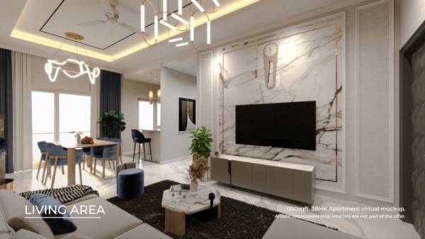  shanthiniketan Living Area