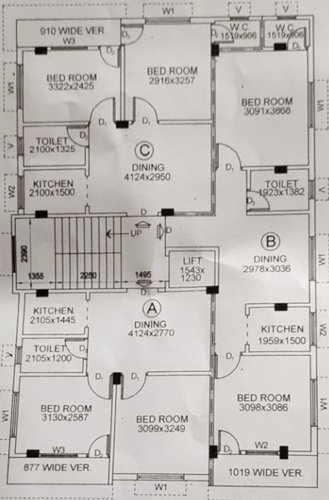  orchid-apartment Orchid Apartment Cluster Plan For Typical Floor