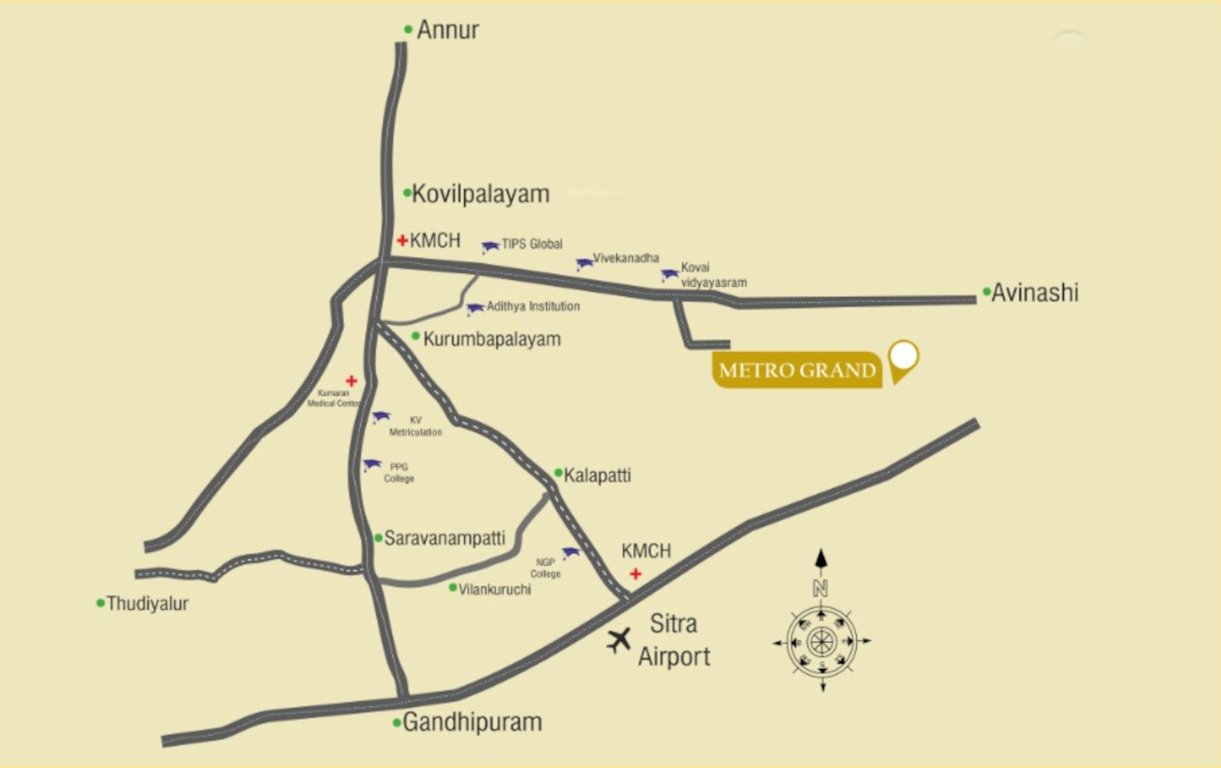 metro grand Location Plan