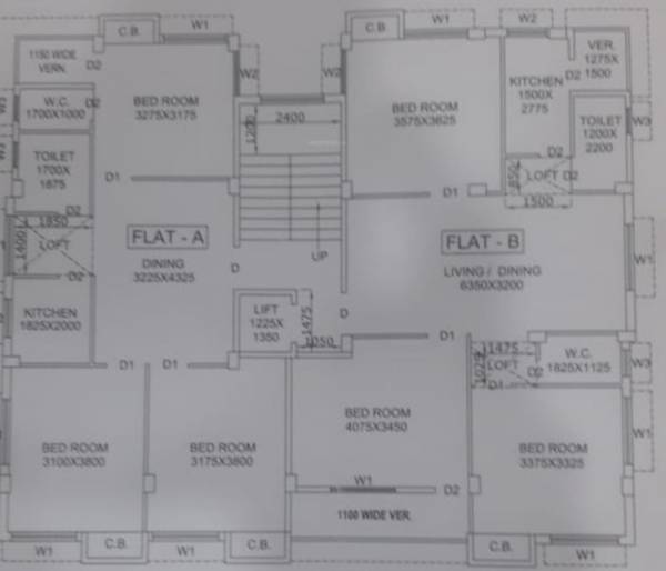  abasan Tower A Cluster Plan From 1st To 3rd Floor