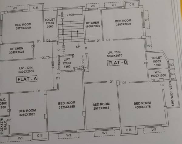  abasan Tower B Cluster Plan From 1st To 3rd Floor
