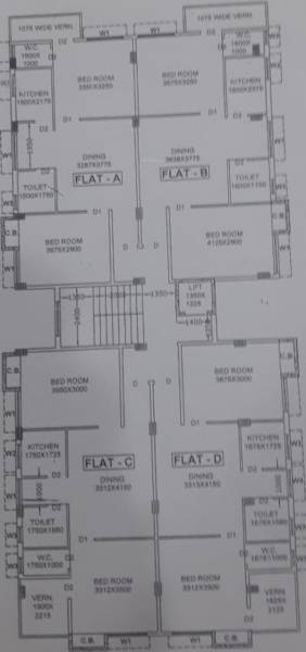  abasan Tower C Cluster Plan From 1st To 4th Floor