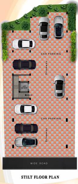  ganesh-flats Ganesh Flats Stilt Cluster Plan