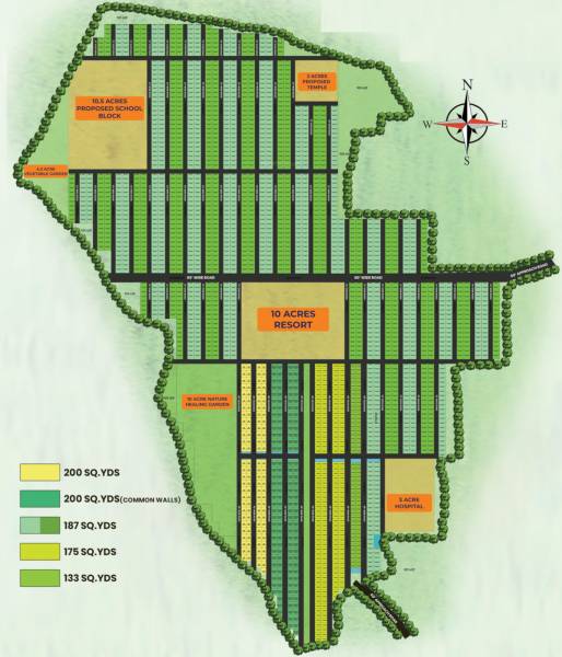  akshya-satellite-city Layout Plan
