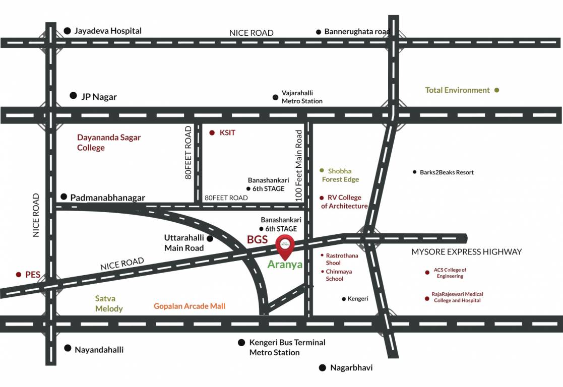  aranya Location Plan