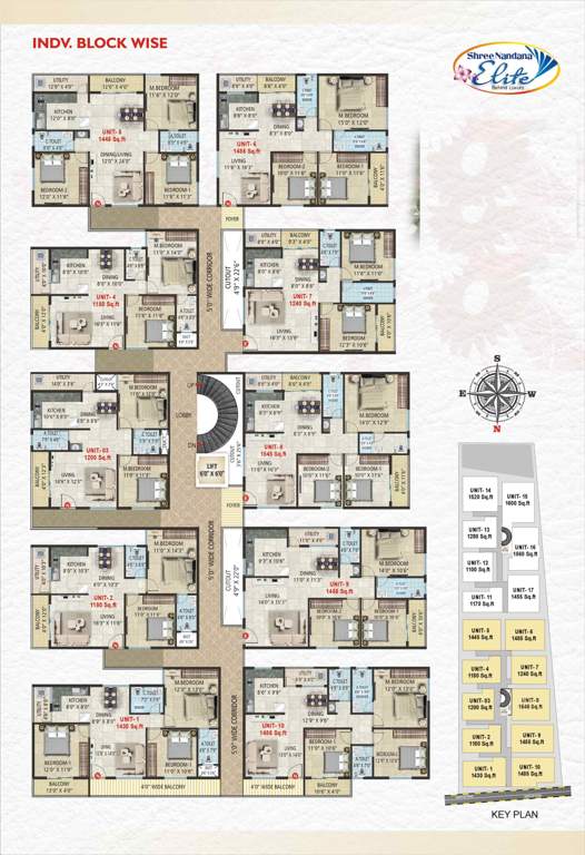  elite Shree Nandana Elite Cluster Plan