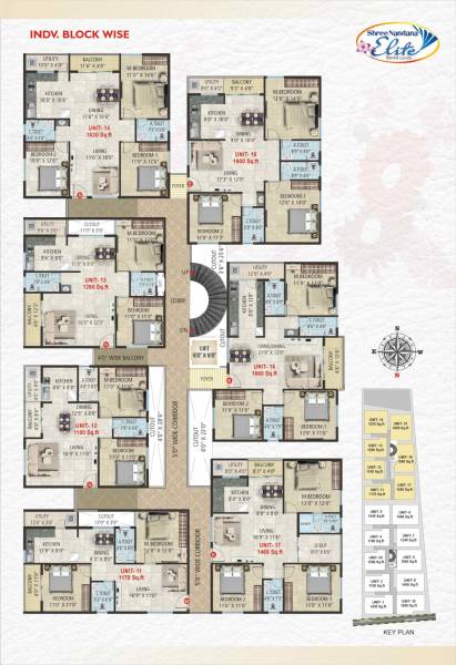  elite Shree Nandana Elite Cluster Plan