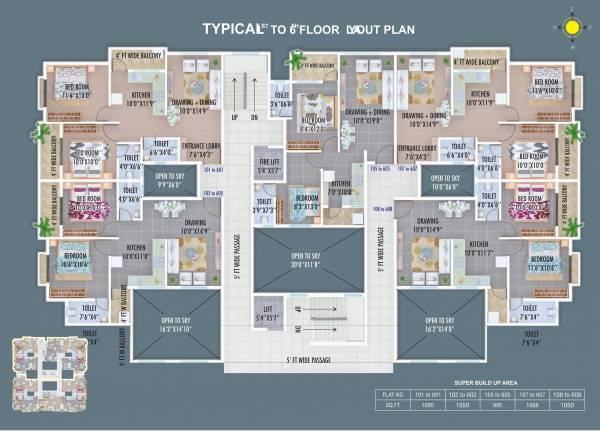  vastu-square Vastu Square Cluster Plan