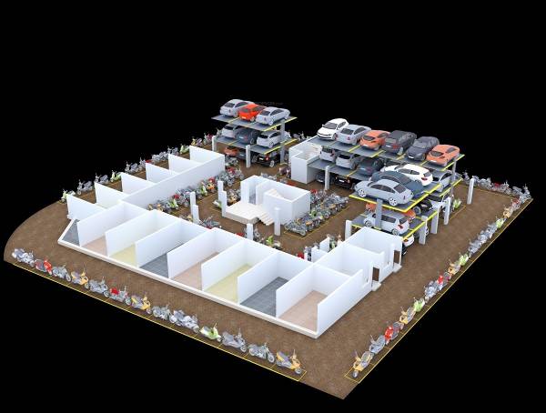  vastu-square Car Parking