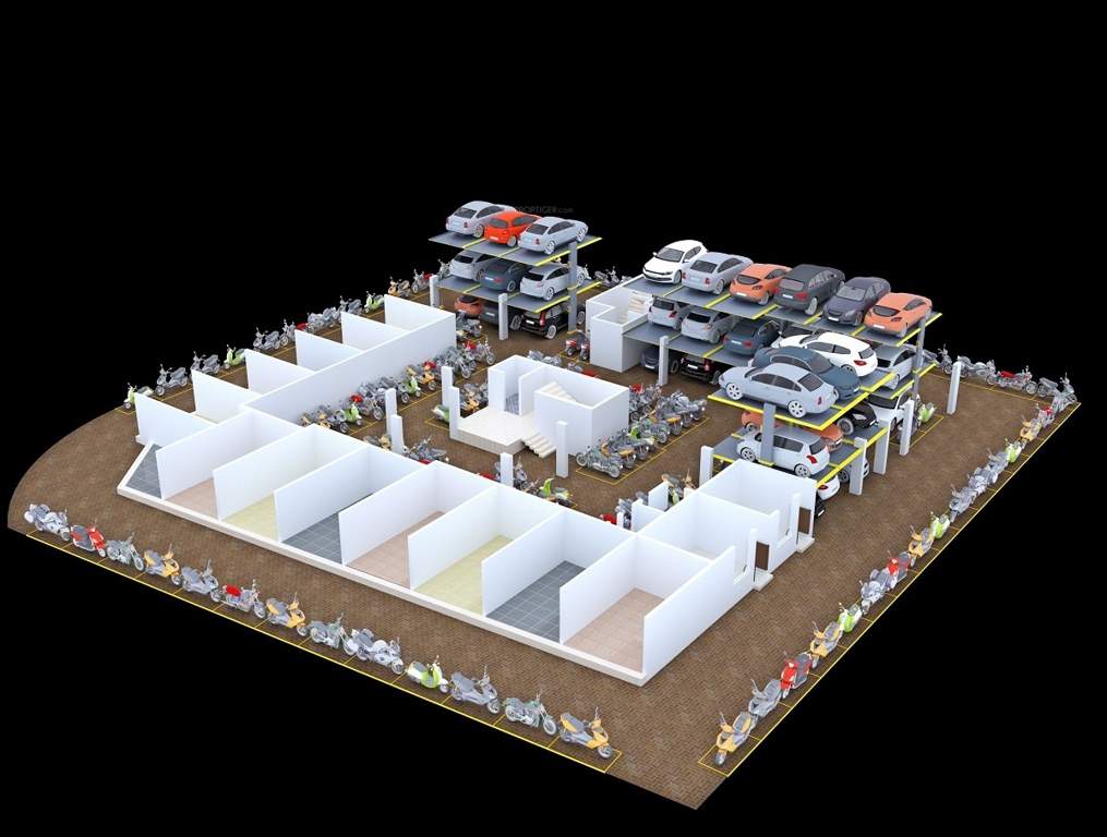 vastu square Car Parking