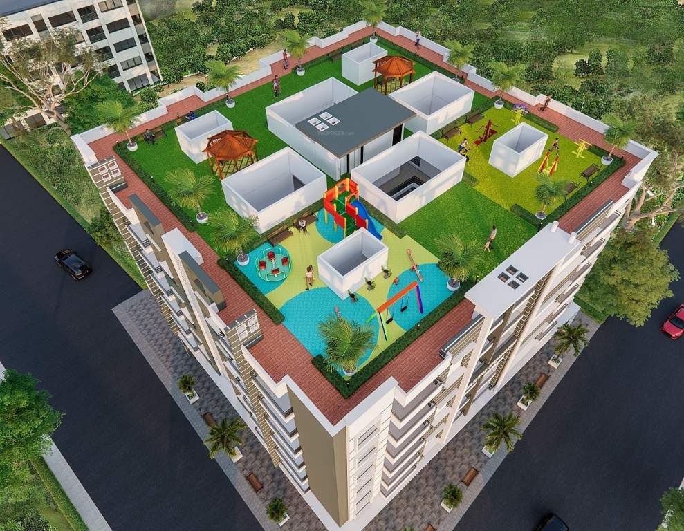 vastu square Terrace Garden