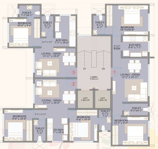  rosewood Monarch Rosewood Cluster Plan