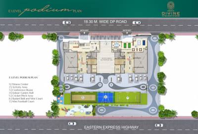  divine Swastik Divine Ground Cluster Plan